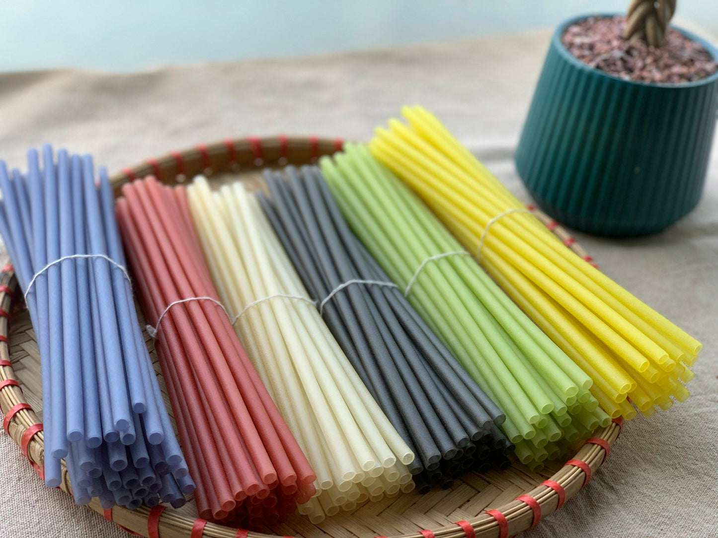 Rice Straw - ø8mm (100/150pcs)