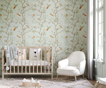 Wallpaper Bird & Tree