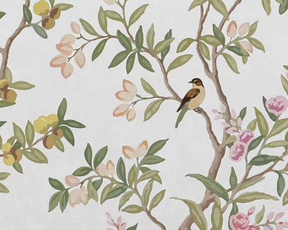Wallpaper Chinoiserie Tree