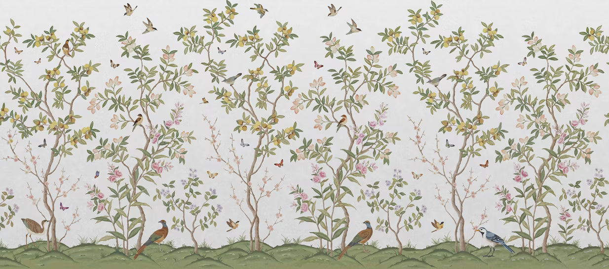Wallpaper Chinoiserie Tree