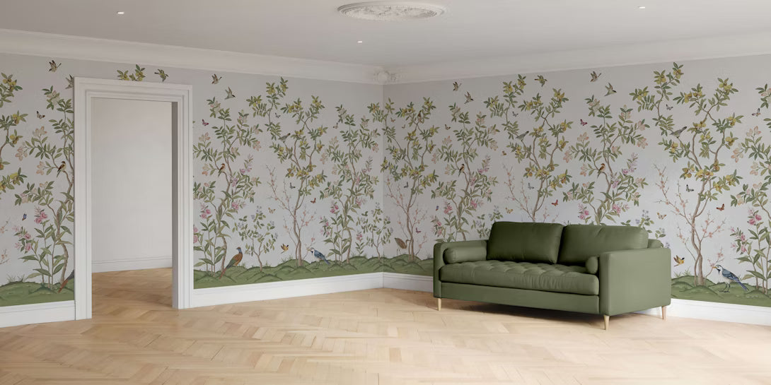 Wallpaper Chinoiserie Tree