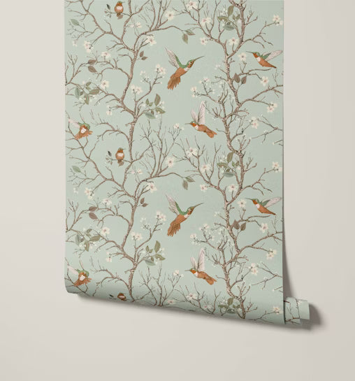 Wallpaper Bird & Tree