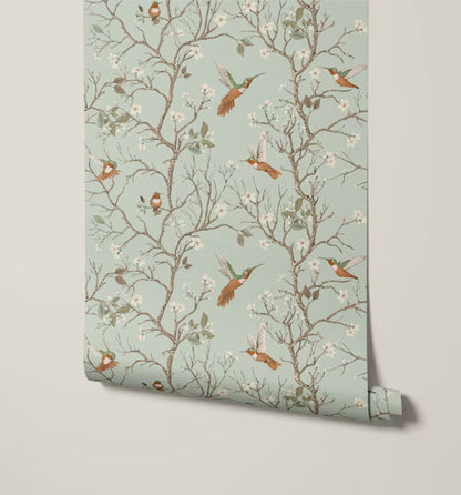 Wallpaper Bird & Tree