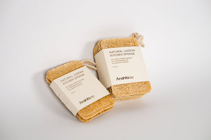 Natural Loofah Kitchen Sponge