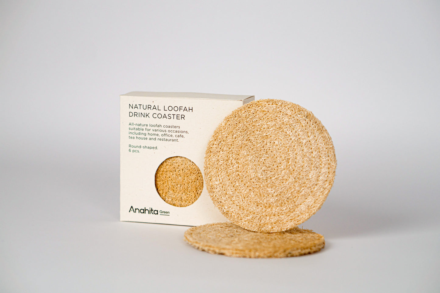 Natural Loofah Drink Coaster