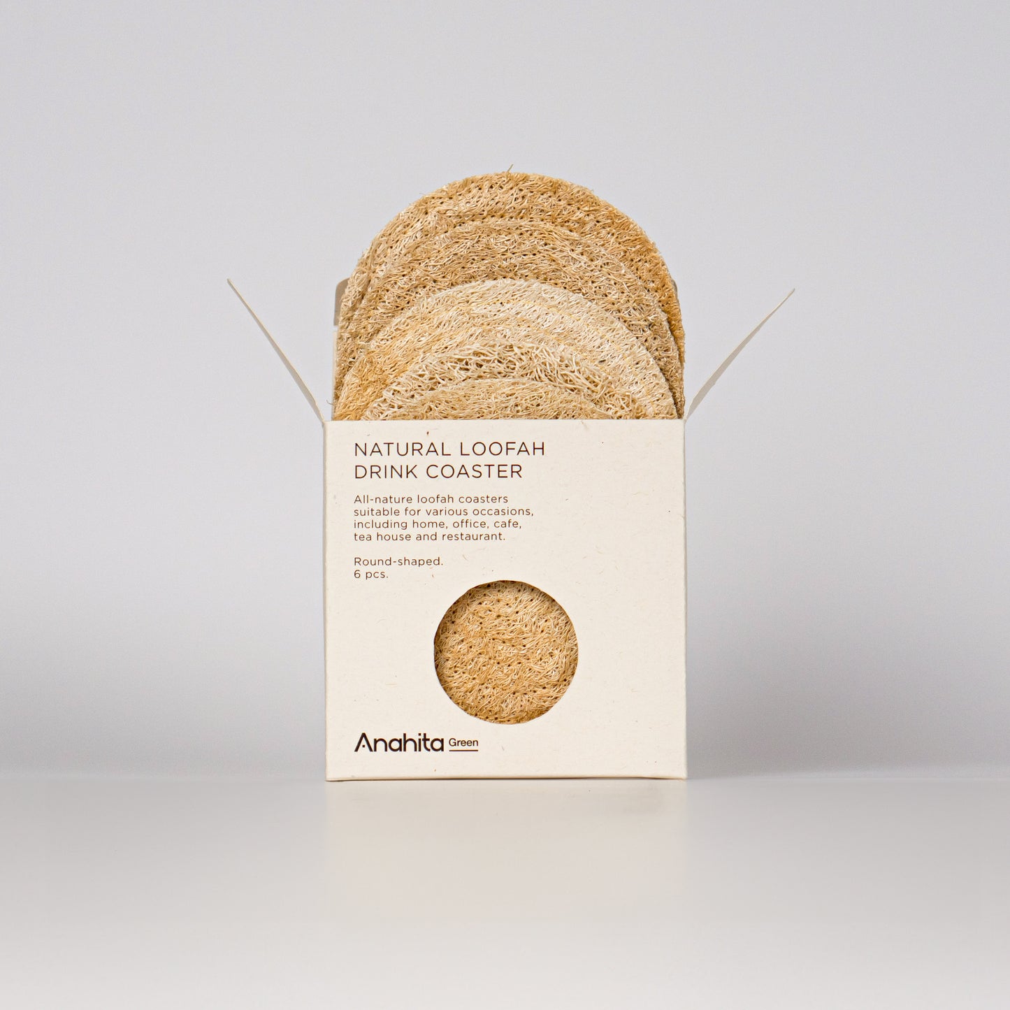 Natural Loofah Drink Coaster