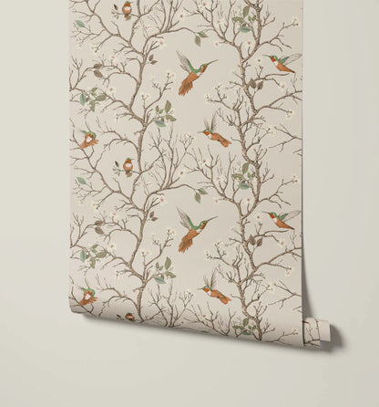 Wallpaper Bird & Tree