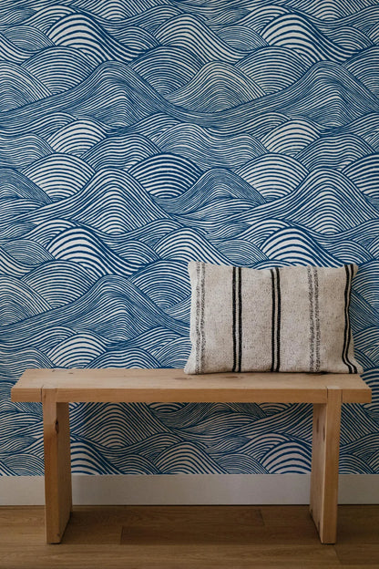 Wallpaper Abstract Ocean Waves