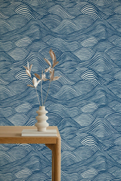 Wallpaper Abstract Ocean Waves