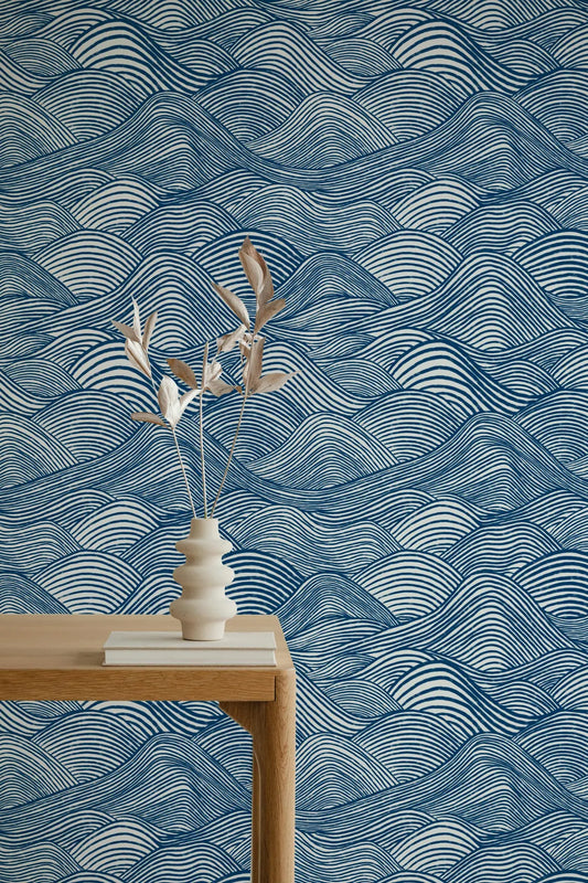 Wallpaper Abstract Ocean Waves